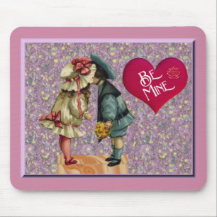 "Be Mine" Sweet Nostalgic Valentine Mouse Pad