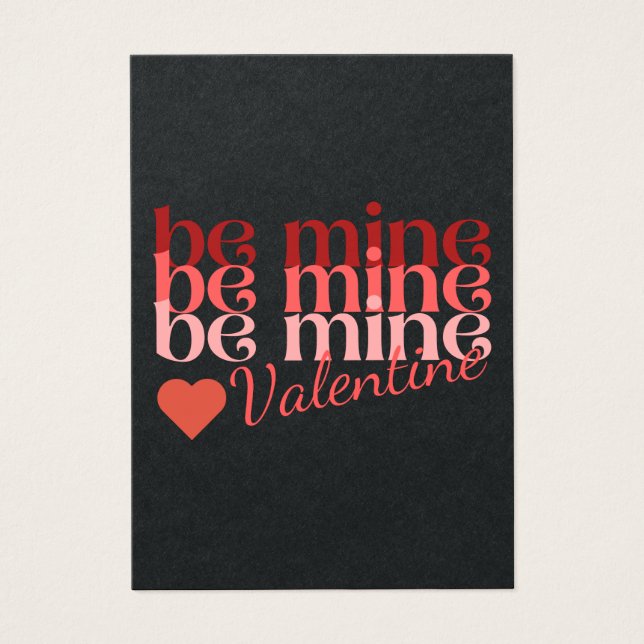 Be Mine Valentine (Front)