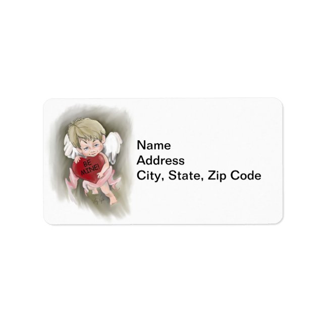 Be Mine Valentine Address Label (Front)