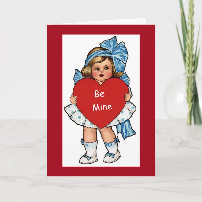 Be Mine Valentine Holiday Card (Front)