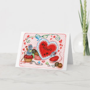 Be Mine - Valentine Mouse Card