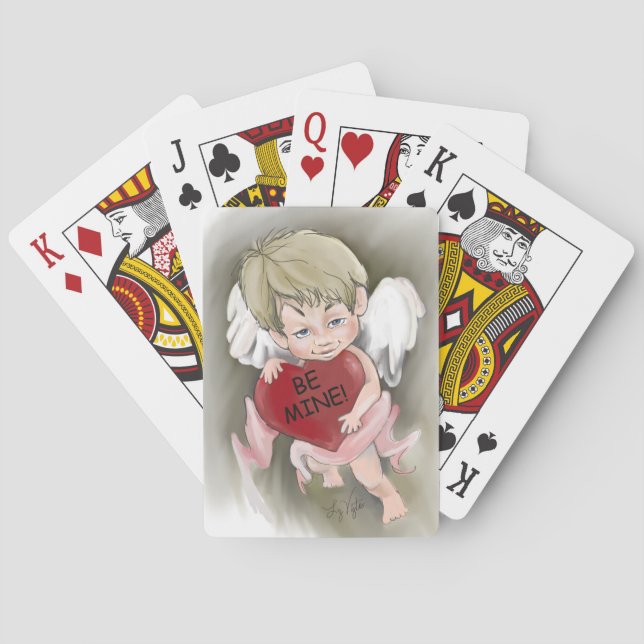 Be Mine Valentine Playing Cards (Back)