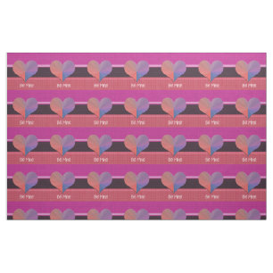 Be Mine Valentine Reflective Heart Fabric