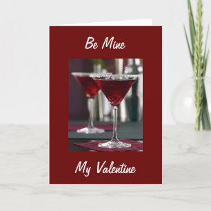 BE MINE VALENTINE TOAST HOLIDAY CARD