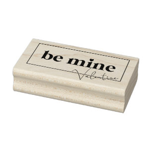 Be mine valentine, Valentine's Day Rubber Stamp