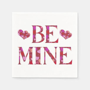 Be Mine Valentine's Day 3 Ply Napkins