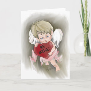 Be Mine Valentine's Day Blank Card