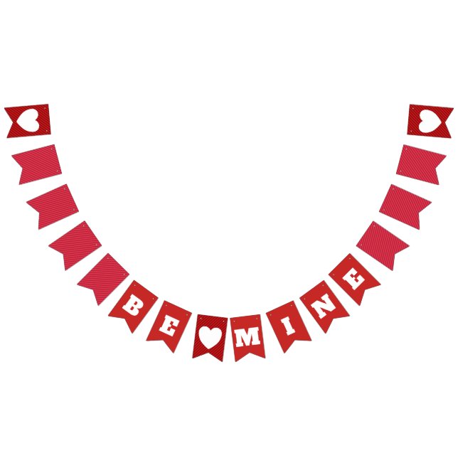 Be Mine Valentine's Day Bunting Flag (All)