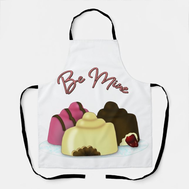 Be Mine Valentine's Day Candy Apron (Front)