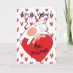 Be mine valentines day cards