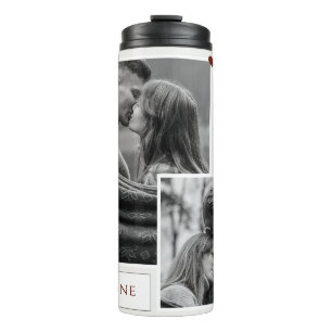 Be Mine Valentine's Day Couple Photo Love Thermal Tumbler