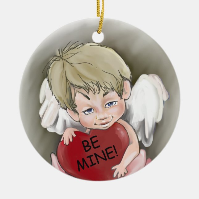 Be Mine Valentine's Day Ornament (Front)