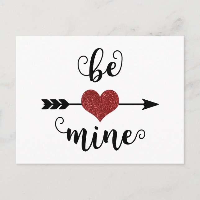 Be Mine - Valentine's Day Postcard (Front)