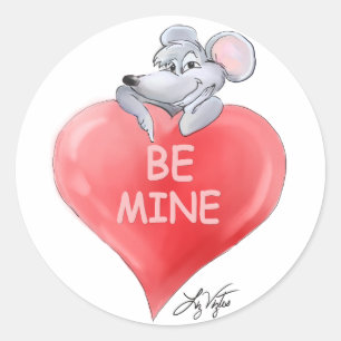 Be Mine Valentine's Day Sticker