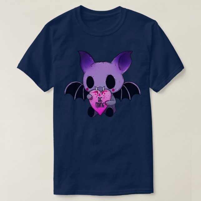 Be mine vampire bat T-Shirt (Design Front)