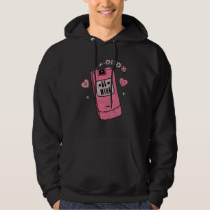 Be Mine XOXO Hugs Kisses Groovy Retro Valentine's Hoodie