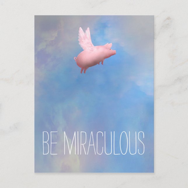 Be Miraculous Postcard (Front)