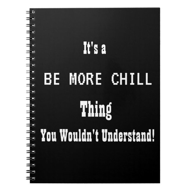 Be More Chill Journal (Front)