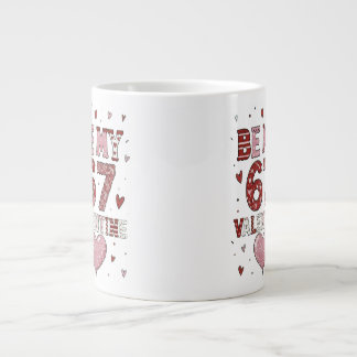 Be My 67 Valentine's Day - Love Celebration Design Large Coffee Mug