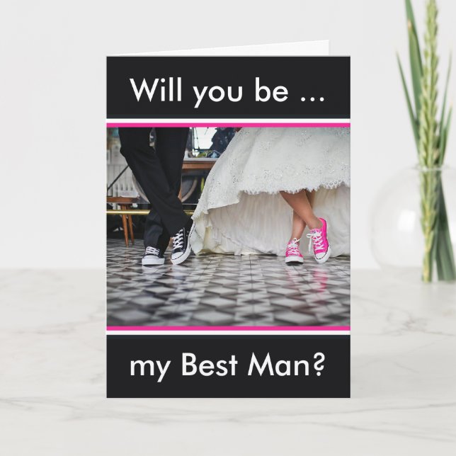 Be My Best Man Invitation (Front)