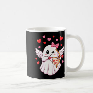 Be My Boo Cupid Ghost Valentine Angel Wings Love H Coffee Mug