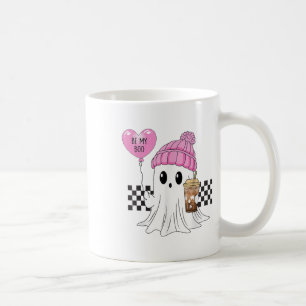 Be My Boo Cute Valentines Ghost Pink Valentines Da Coffee Mug