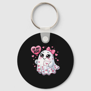 Be My Boo Valentine Funny Ghost Heart Girl Women K Key Ring