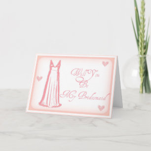 Be My Bridesmaid Cards