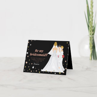 “BE MY BRIDESMAID” CARDS Wedding Greeting