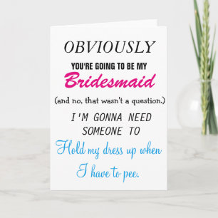Be my Bridesmaid - Future Sister-in-law Invitation