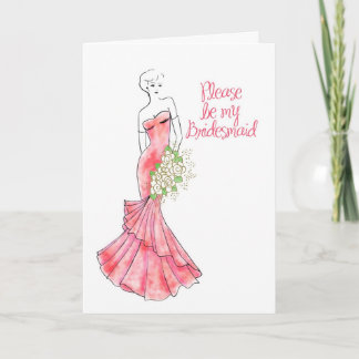 be my bridesmaid invitation
