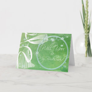 Be My Bridesmaid Invitation for Bridal Attendants