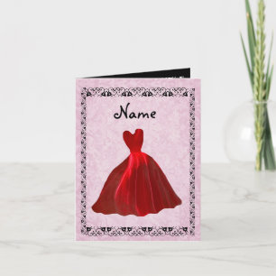 Be My Bridesmaid Invitation RED Velvet Gown  2