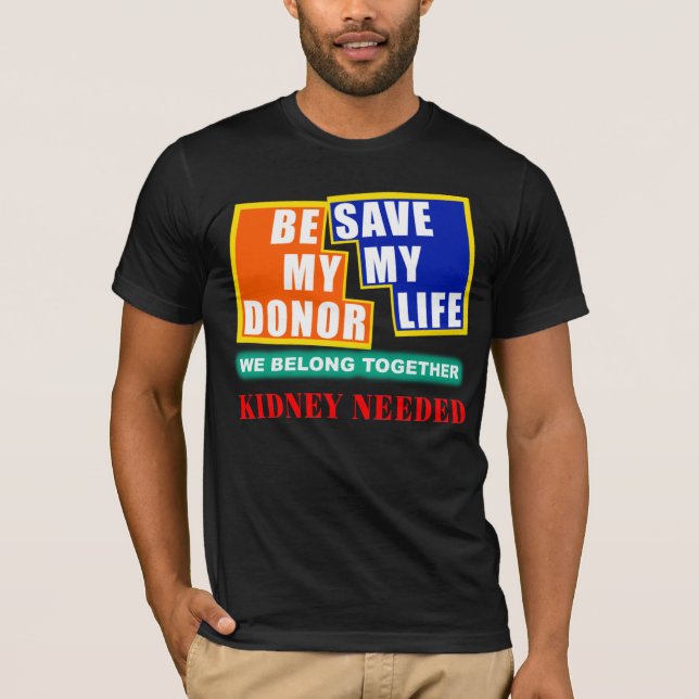 Be My Donor Jigsaw T-Shirt (Front)