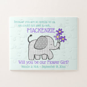 Be My Flower Girl Question Jigsaw Puzzle