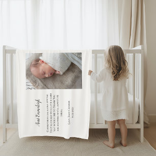 Be My Godmother Thank You Photo Fleece Blanket