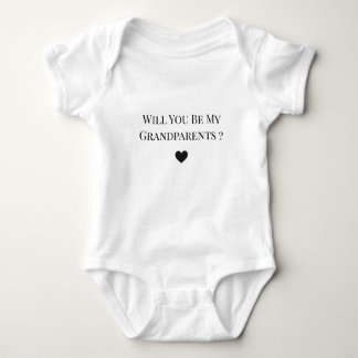 Be My Grandparents Proposal Pregnancy Announcement Baby Bodysuit