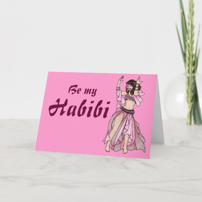 Be my Habibi Valentine Cards (Front)