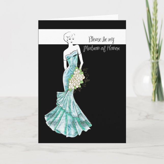 be my Matron of Honour Invitation (Front)
