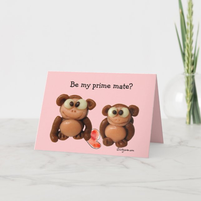 Be My Prime Mate? Valentine Card (Front)