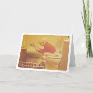 Be my Ring bearer! - FUNNY Invitation
