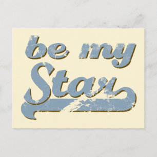 Be my Star Postcard