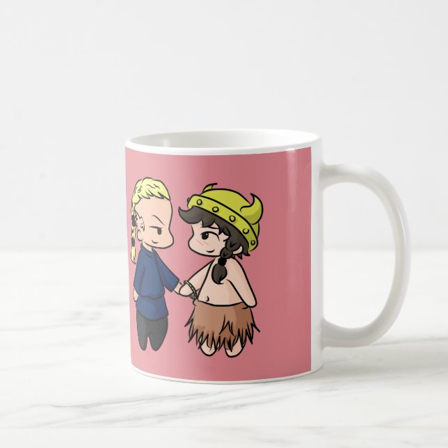 Be My Tiny (Viking) Valentine! Coffee Mug (Right)