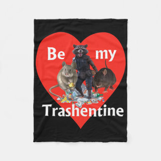 Be My Trashentine - Trash Gang - Team Trash Valent Fleece Blanket
