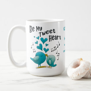 Be my tweet heart custom coffee mug