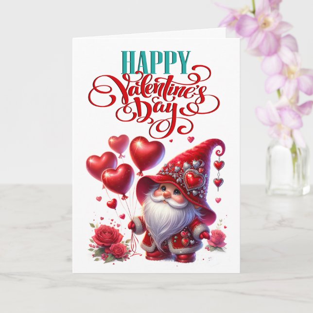 Be My Valentine  Card (Orchid)