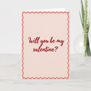 Be My Valentine Card
