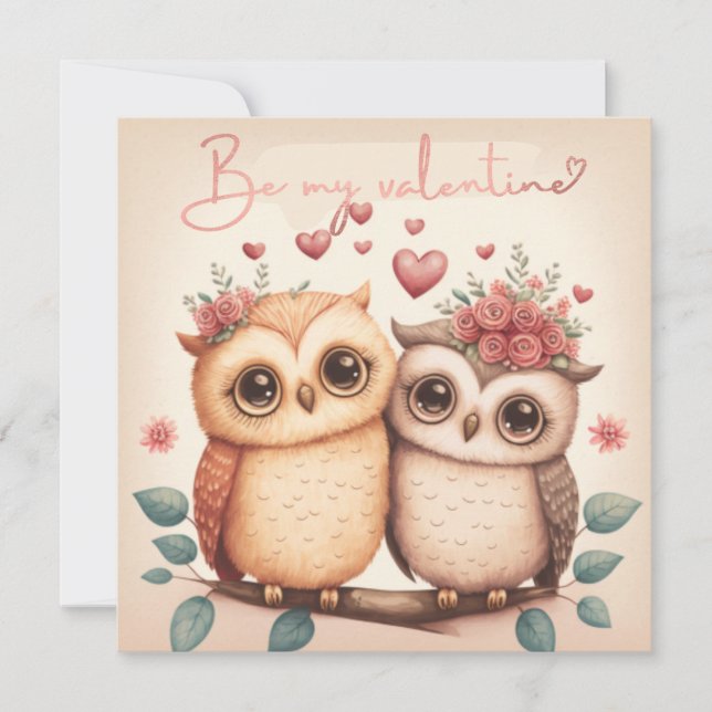 Be my valentine card (Front)