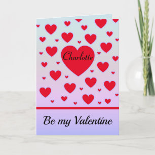 Be My Valentine Card