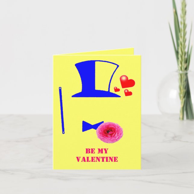 BE MY VALENTINE ~ CARD FROM A SECRET ADMIRER! (Front)
